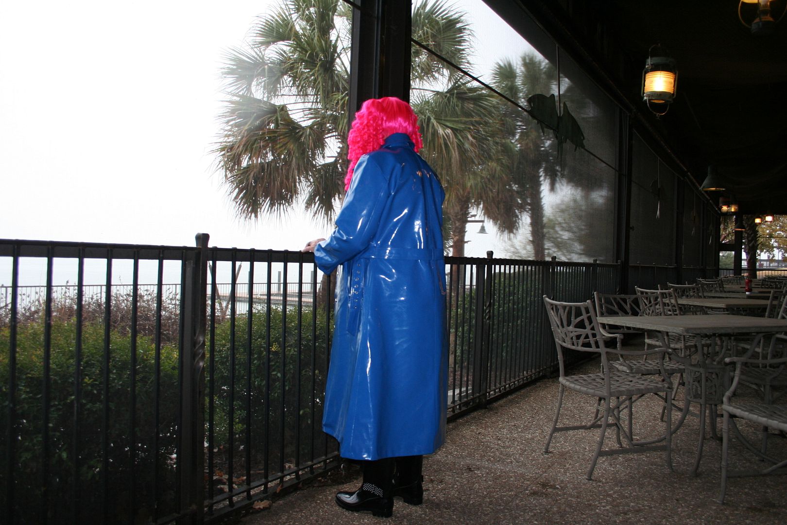 Blue UK Coat at the Fish Company Rainwear Central Rainwear Forum